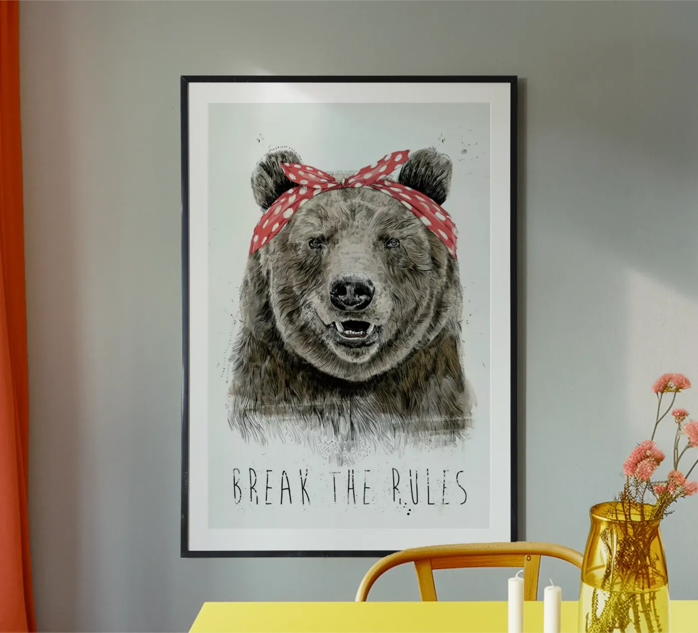 Break The Rules Poster von Balazs Solti