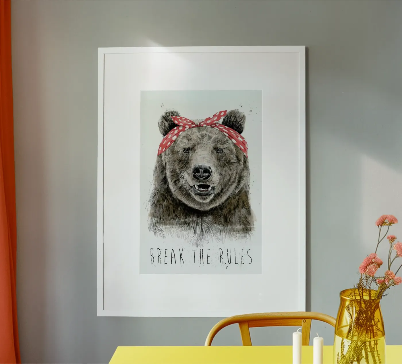 Break The Rules Poster von Balazs Solti