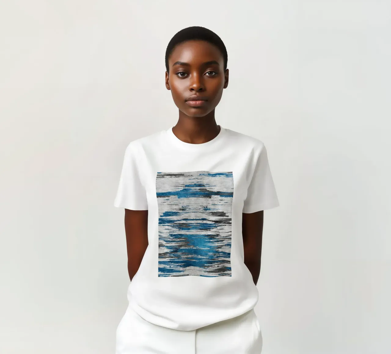 Abstract gray texture t-shirt da LisaArtes