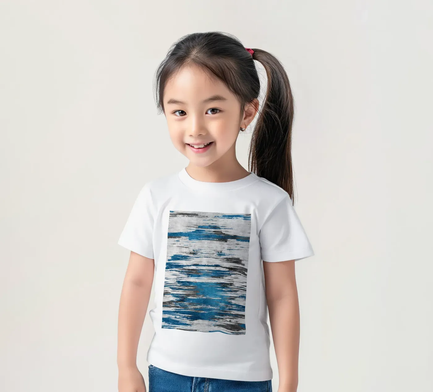 Abstract gray texture t-shirt bambini da LisaArtes