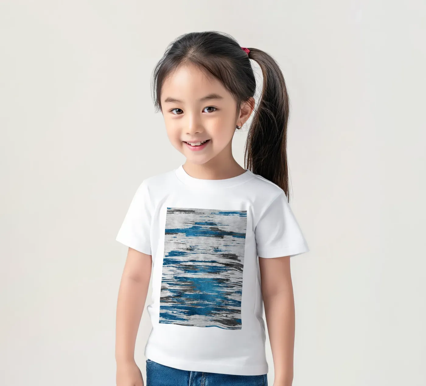 Abstract gray texture t-shirt bambini da LisaArtes