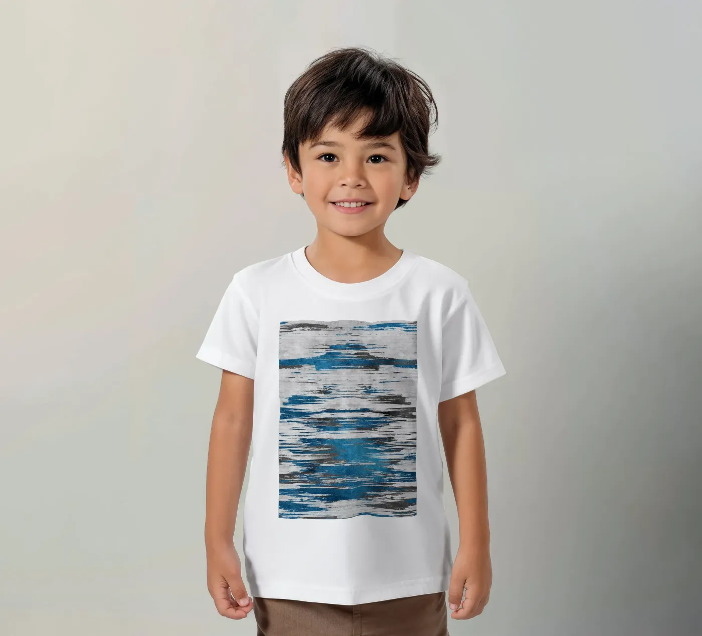 Abstract gray texture t-shirt bambini da LisaArtes