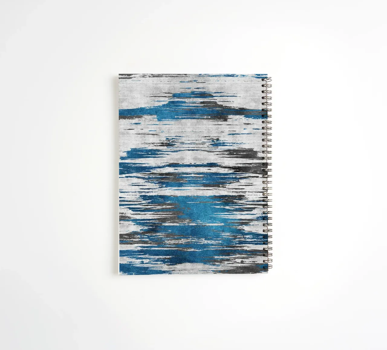 Abstract gray texture spiral notebook by LisaArtes
