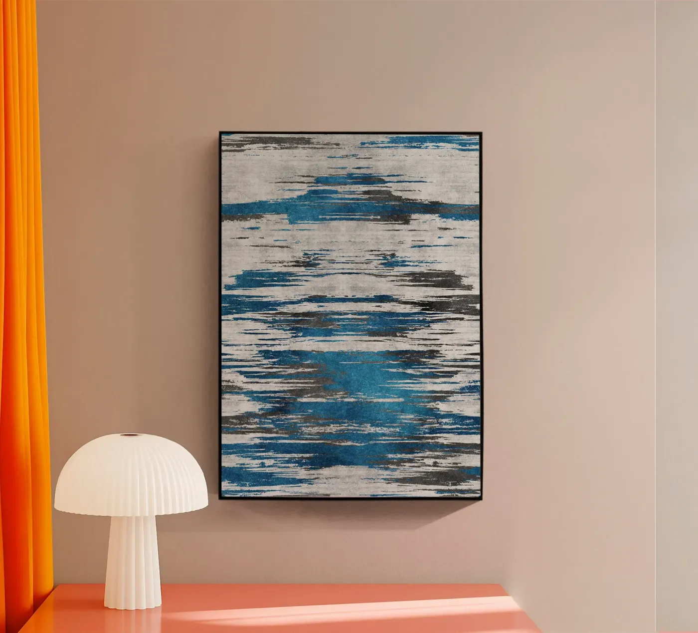 Abstract gray texture Acryl-Glas von LisaArtes
