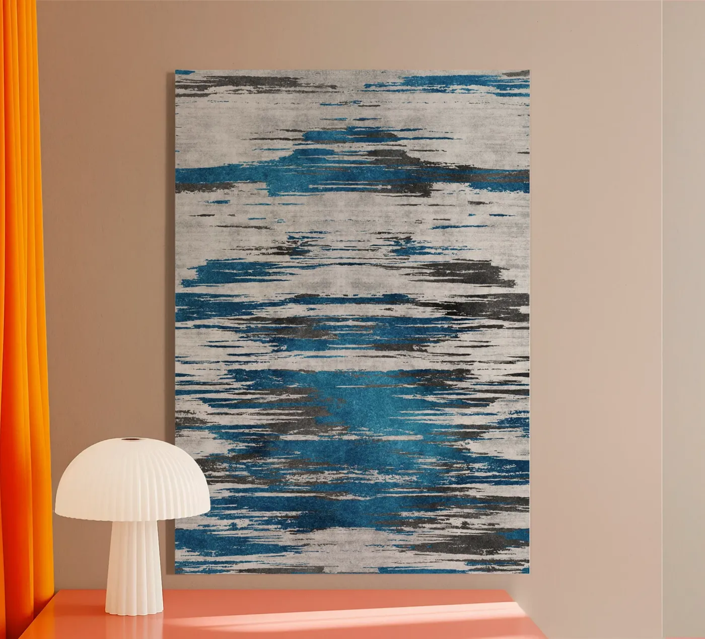 Abstract gray texture Acryl-Glas von LisaArtes