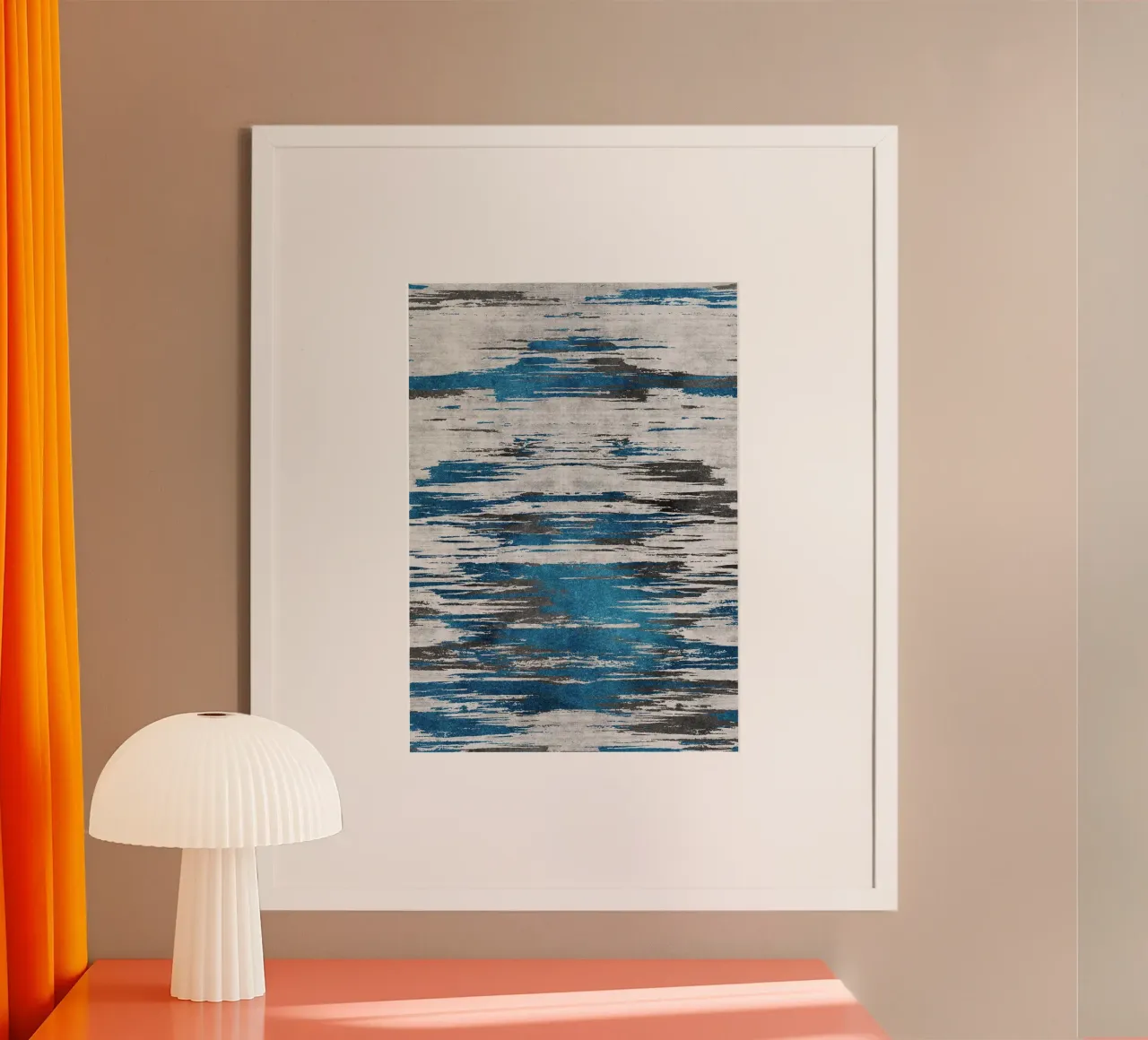 Abstract gray texture Poster von LisaArtes