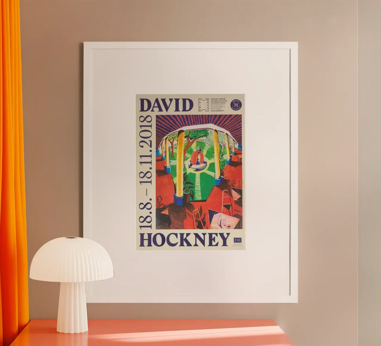 mostra david 2018 poster con telaio in legno da khanrosie