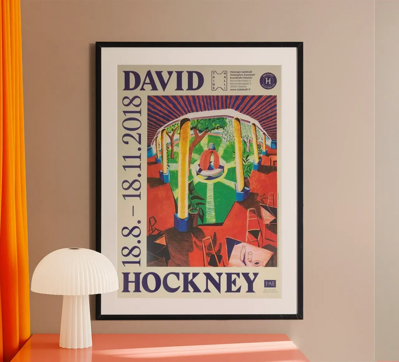 mostra david 2018 poster con telaio in legno da khanrosie