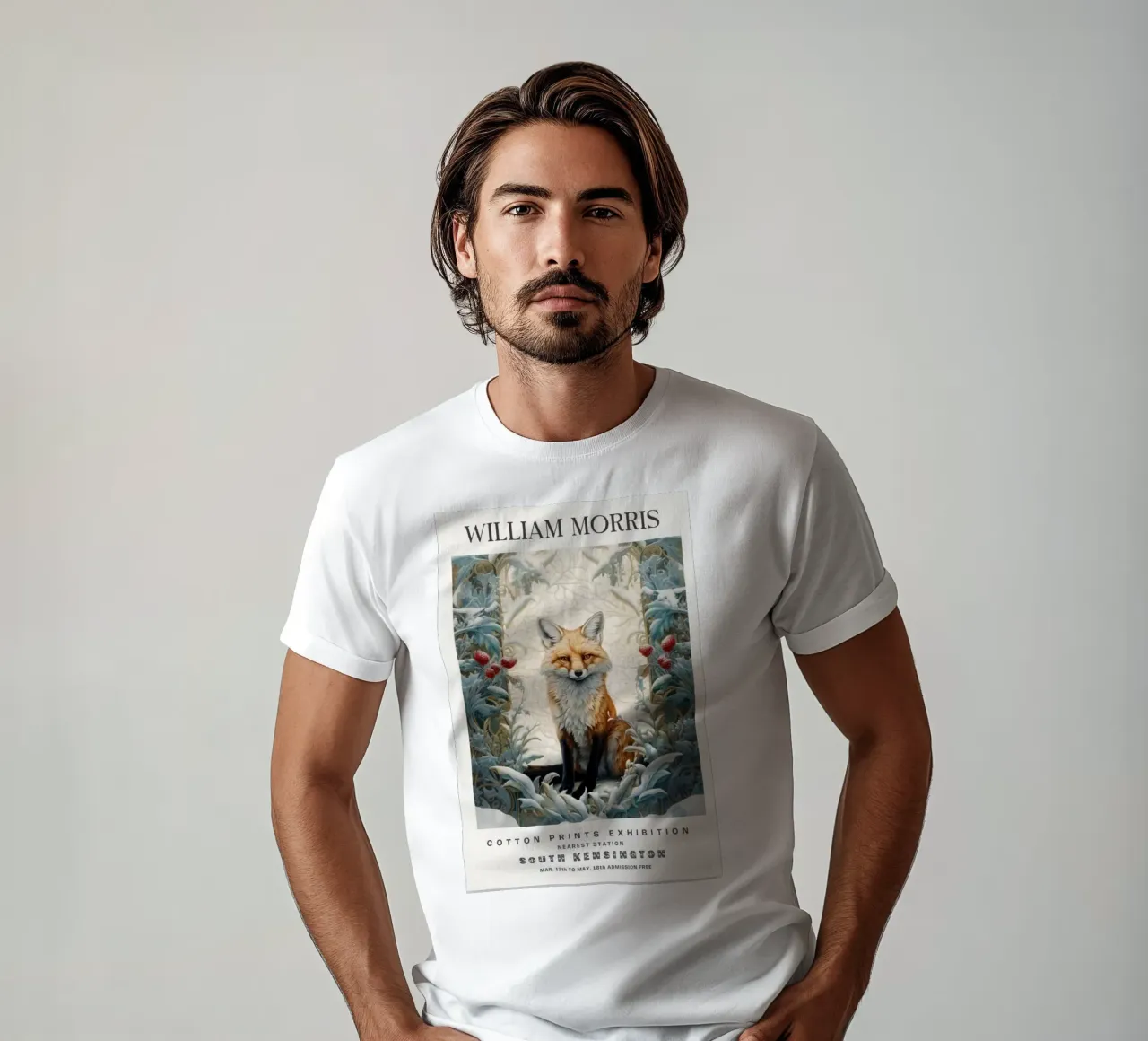 fuchs kunstwerk william morris T-Shirt von komo store