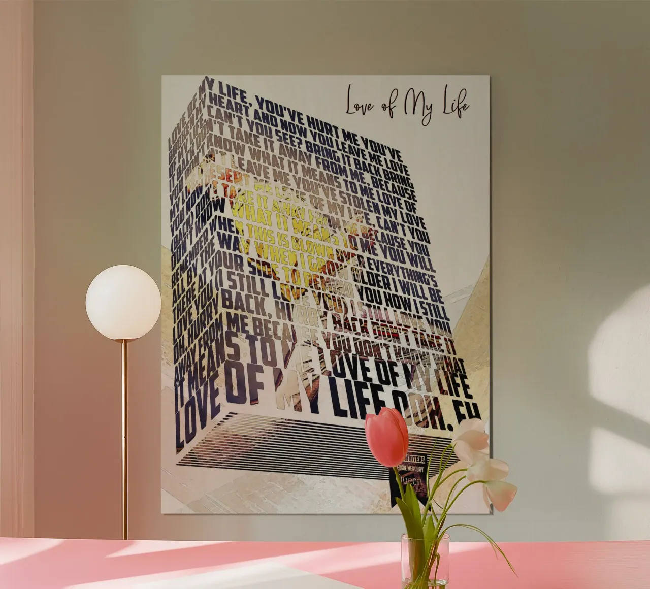 L'amore della mia vita (Libro dei testi) poster da Gunawan Rb
