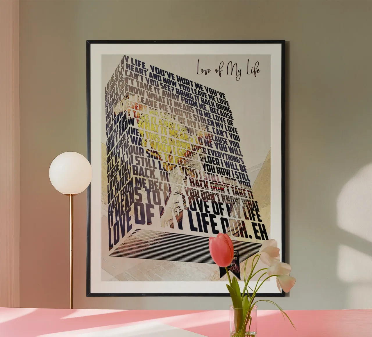 L'amore della mia vita (Libro dei testi) poster da Gunawan Rb