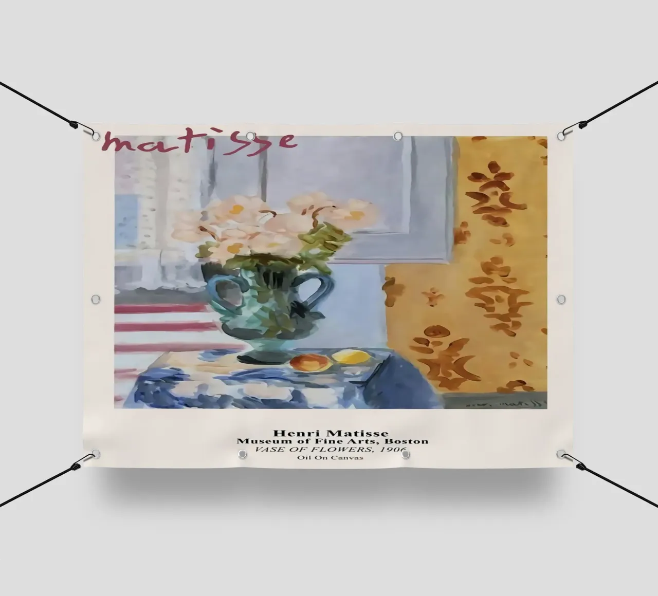 Henri Matisse Vaso di fiori, 1906 telo in pvc da The Poster UK