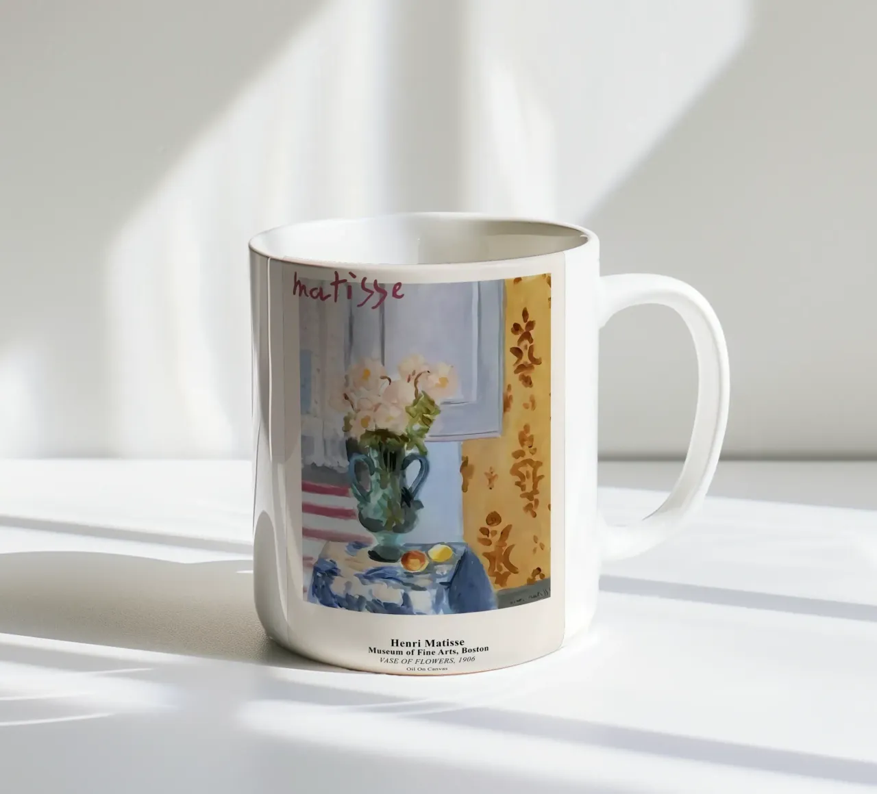 Henri Matisse Vaso di fiori, 1906 tazza in ceramica da The Poster UK