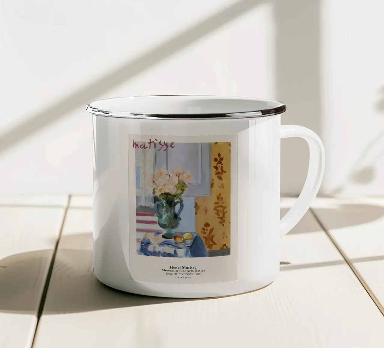 Henri Matisse Vaso di fiori, 1906 tazza in smalto da The Poster UK