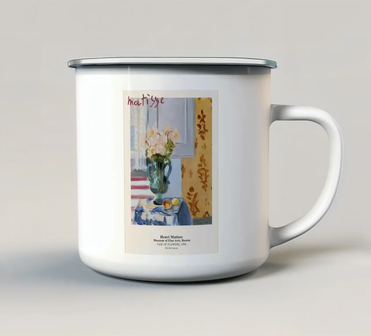 Henri Matisse Vaso di fiori, 1906 tazza in smalto da The Poster UK