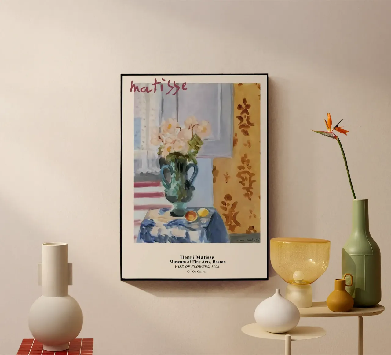 Henri Matisse Jarrón de flores, 1906 metacrilato de The Poster UK