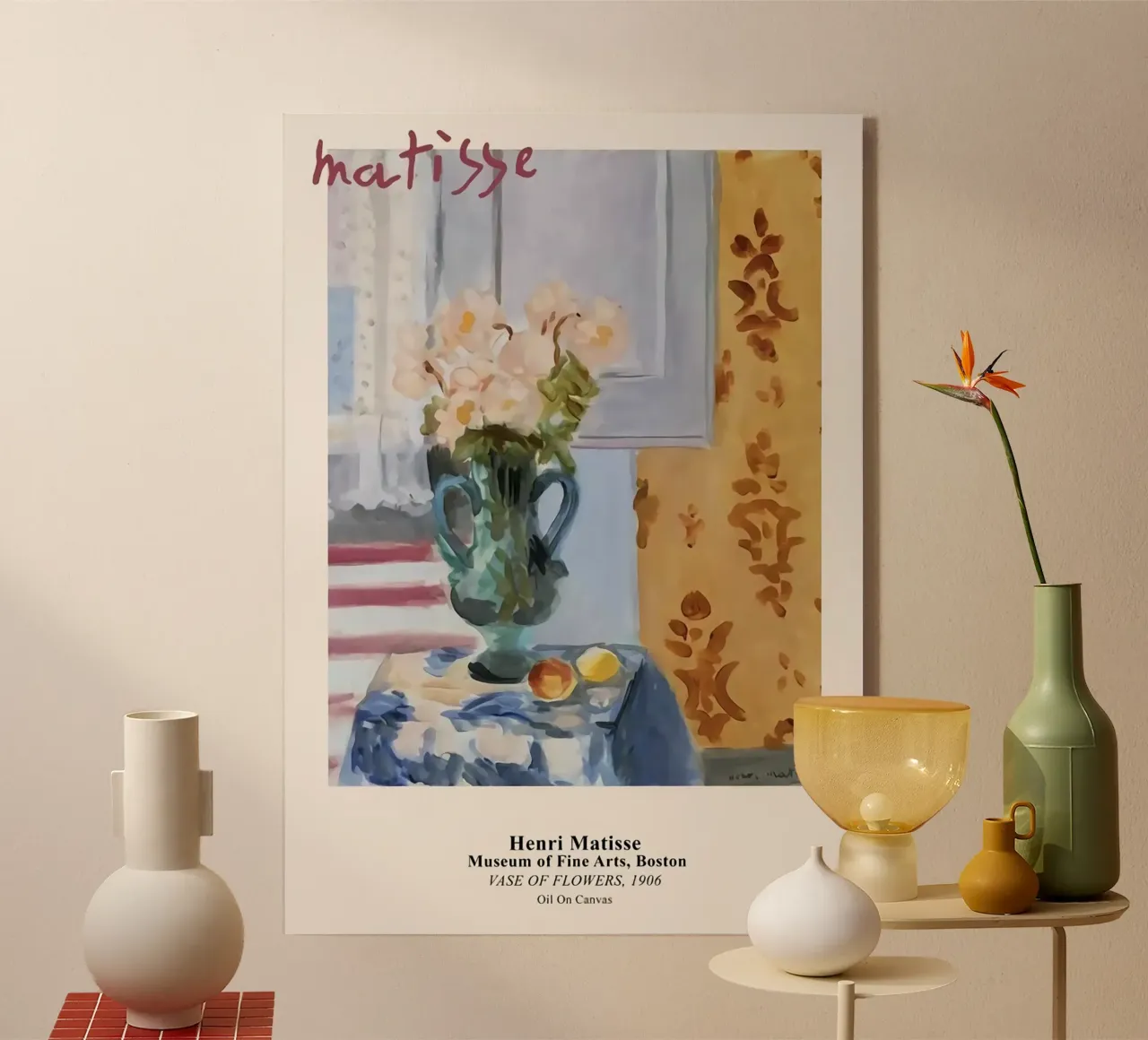 Henri Matisse Jarrón de flores, 1906 metacrilato de The Poster UK