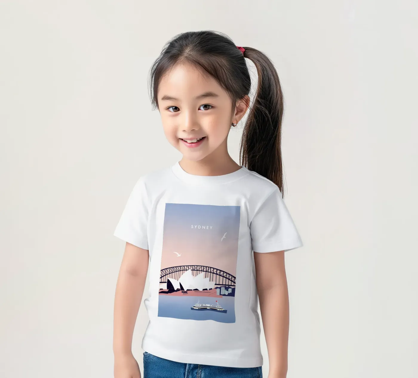 Sydney t-shirt bambini da Katinka Reinke