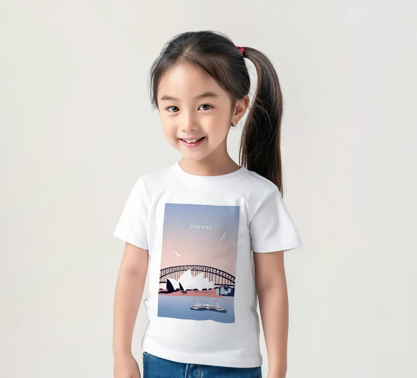 Sydney t-shirt bambini da Katinka Reinke