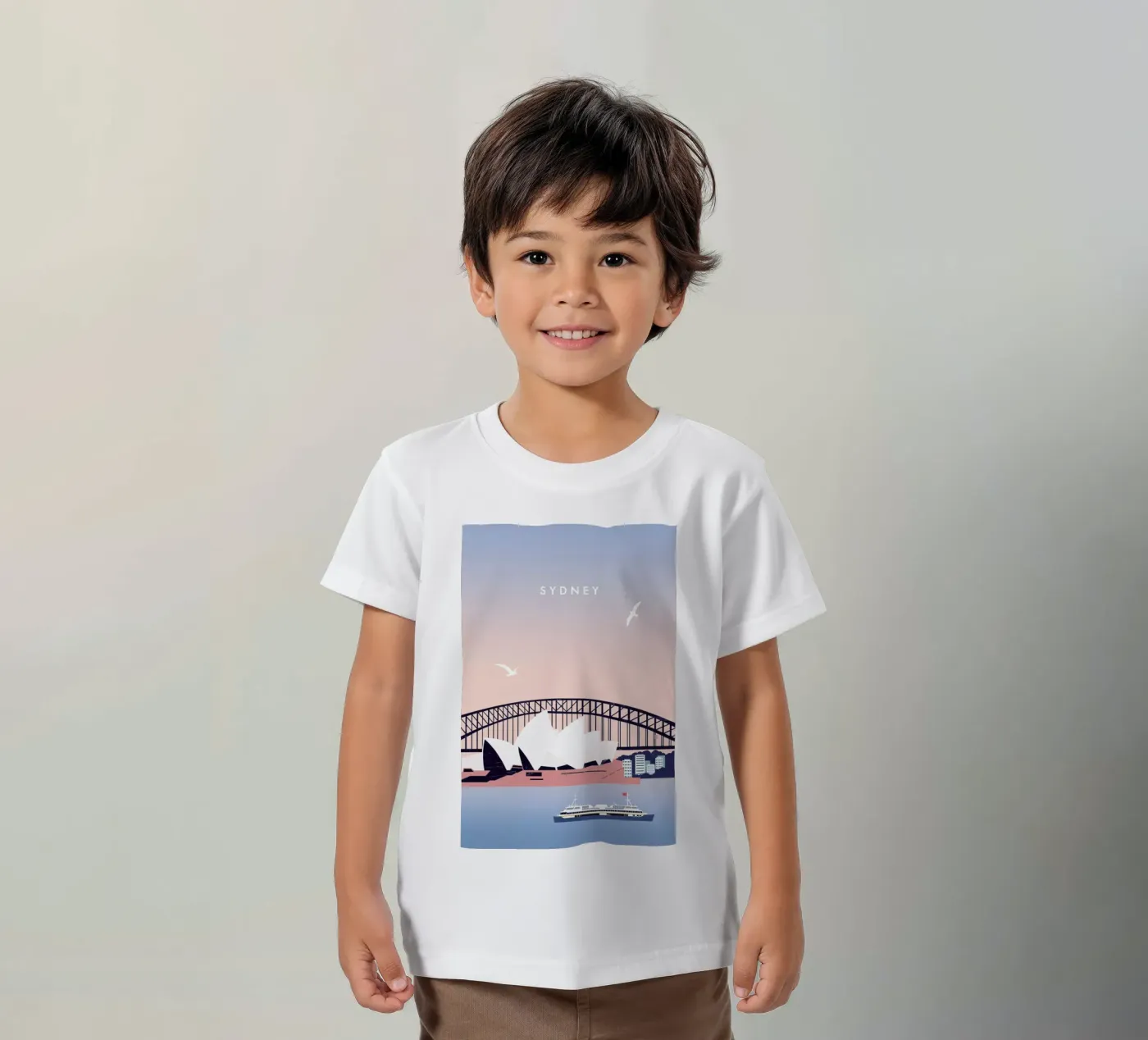 Sydney t-shirt bambini da Katinka Reinke