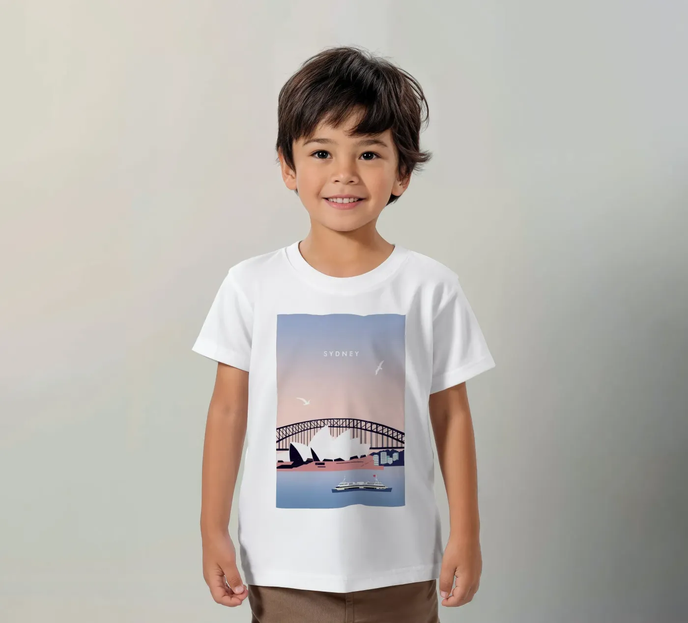 Sydney t-shirt bambini da Katinka Reinke