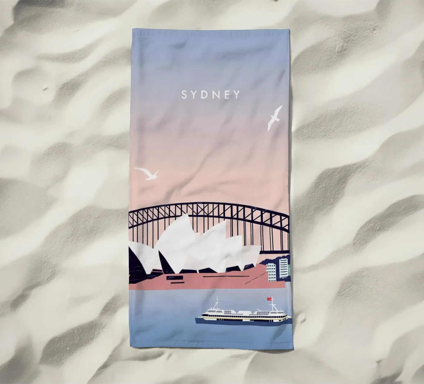 Sydney Strandtuch von Katinka Reinke