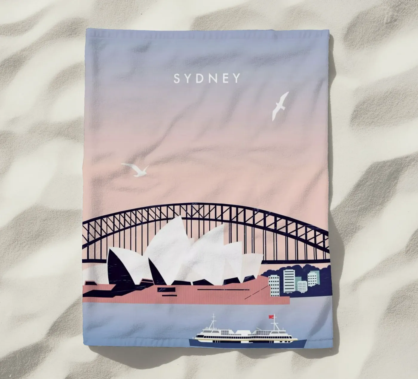 Sydney Strandtuch von Katinka Reinke