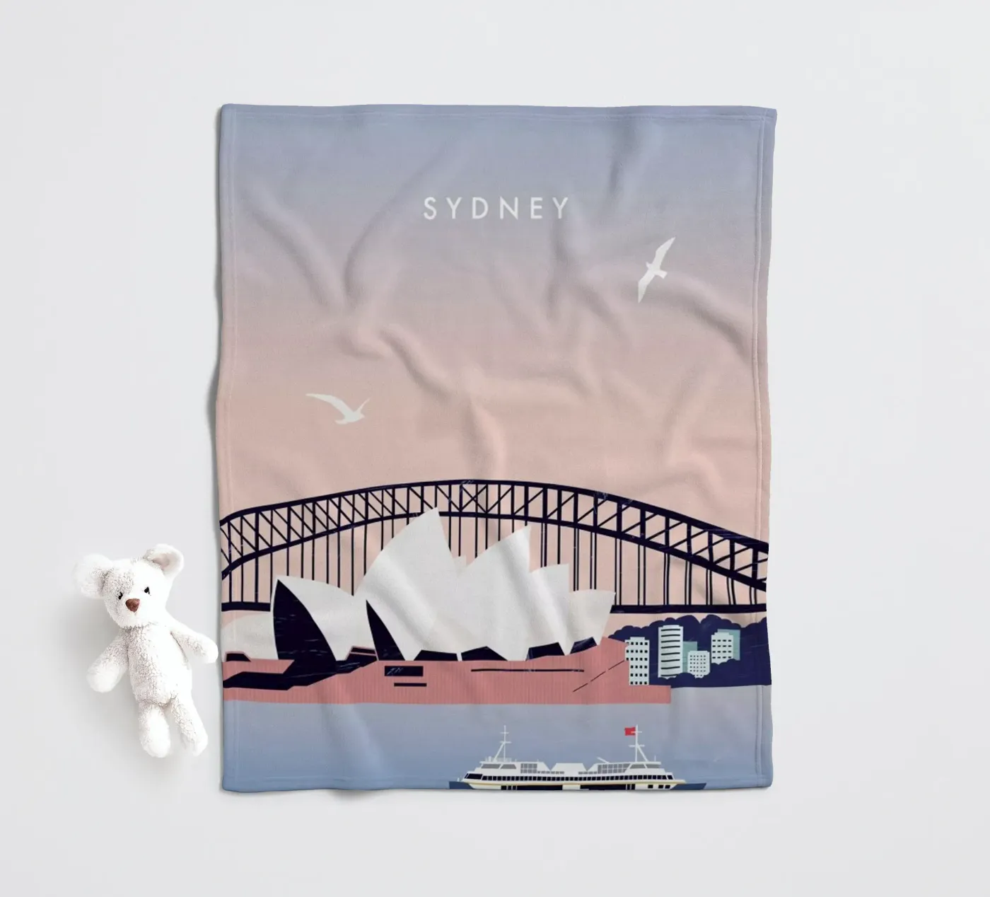 Sydney Fleecedecke von Katinka Reinke