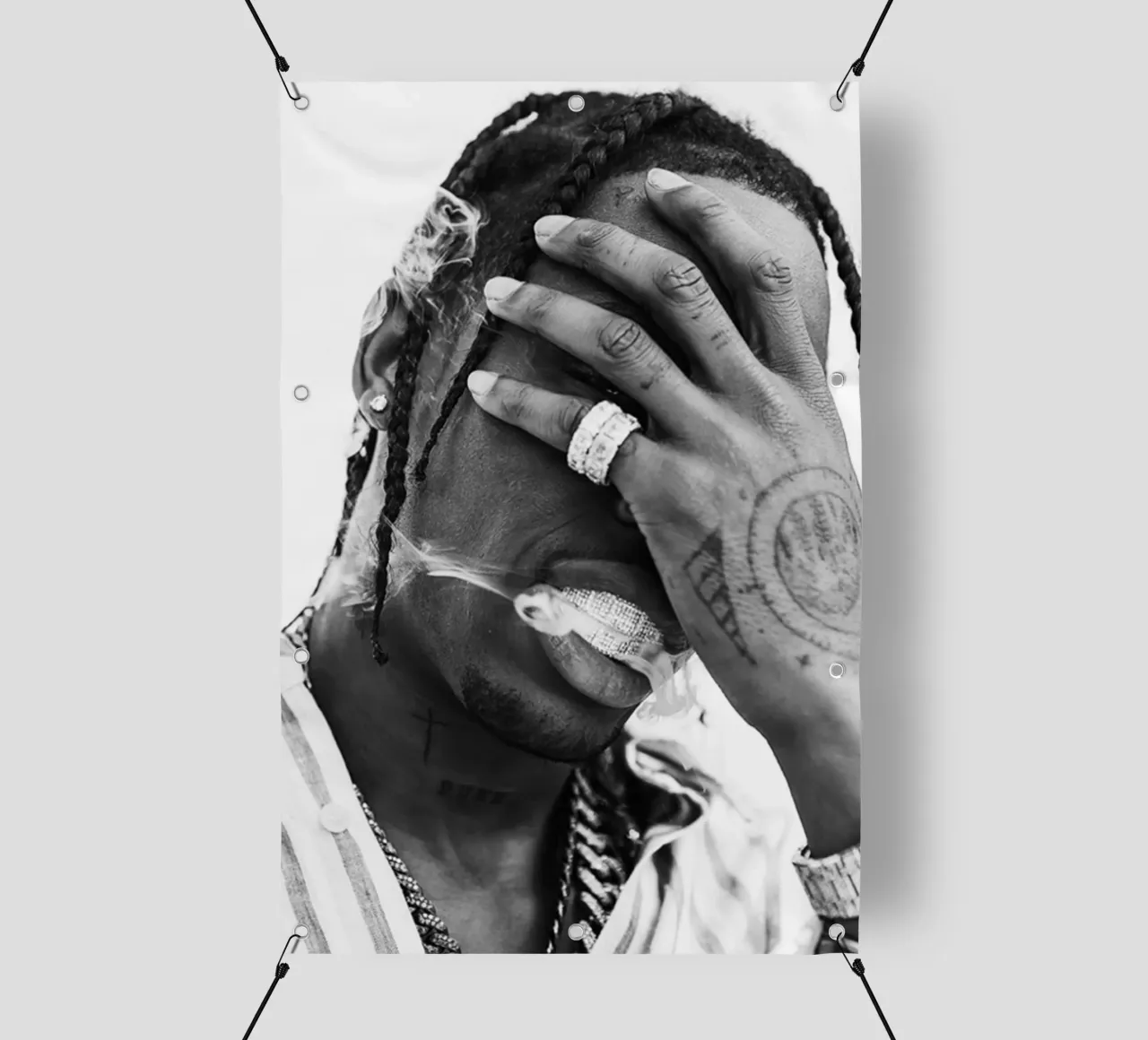 Travis Scott telo in pvc da Music Clan
