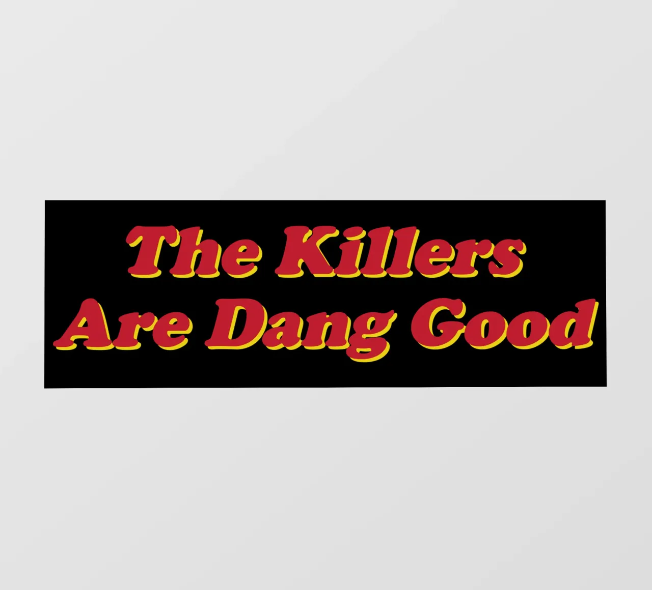 The Killers Dang Good pellicola backlit da callmegreciaa