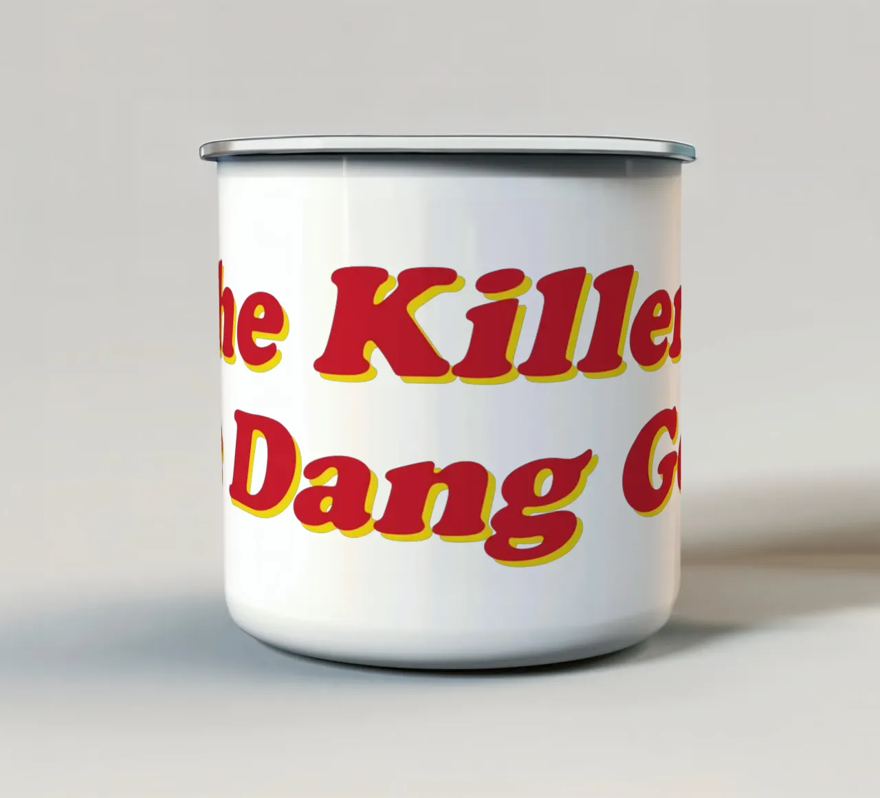 The Killers Dang Good tazza in smalto da callmegreciaa