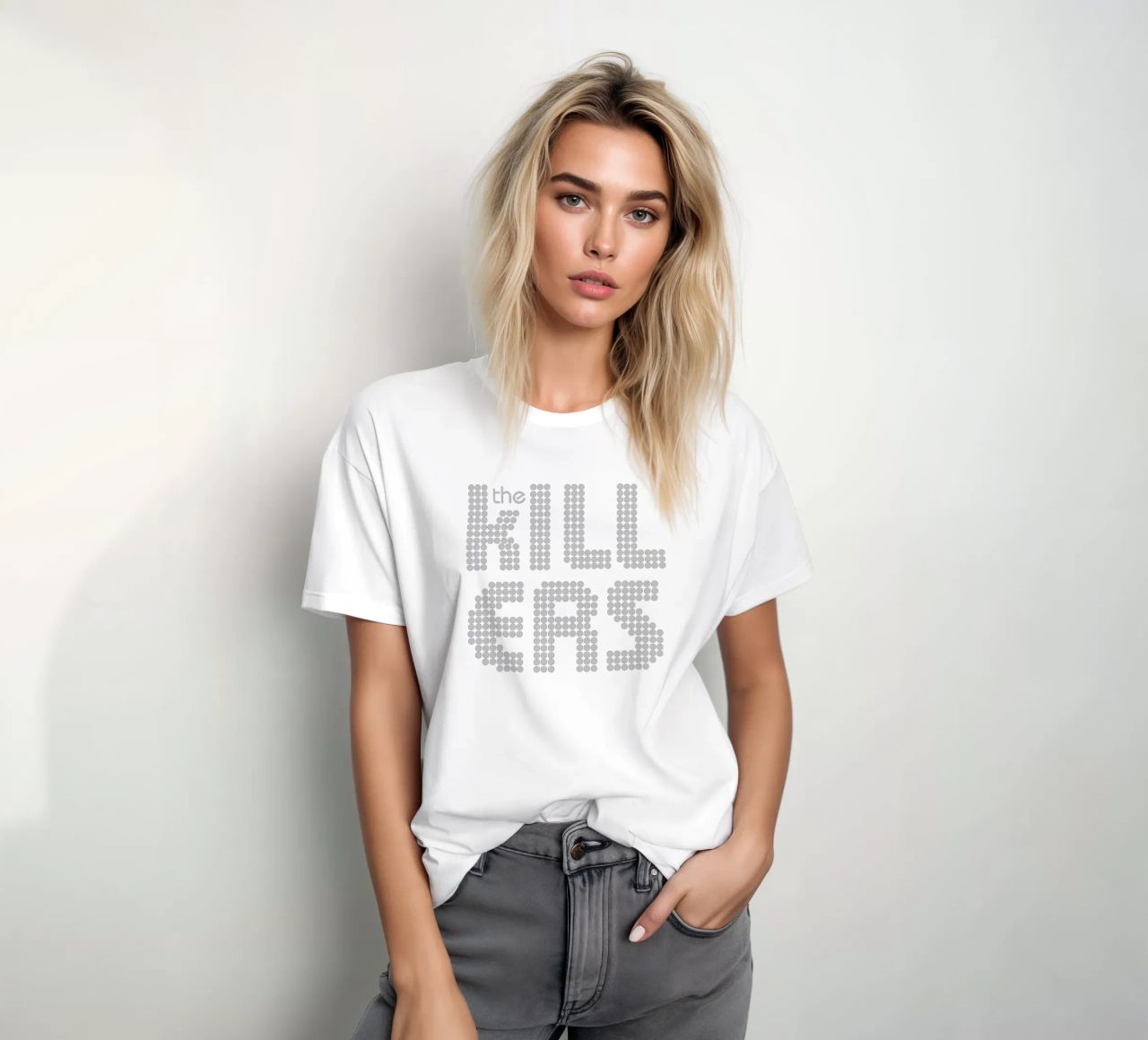 The Killers Distressed Stacked V1 t-shirt da callmegreciaa