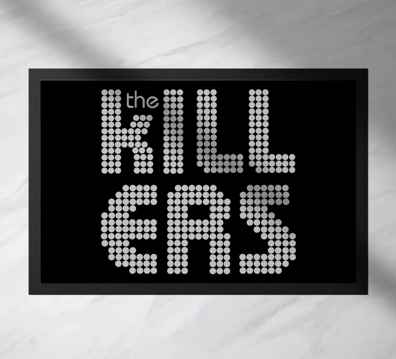 The Killers Distressed Stacked V1 deurmat van callmegreciaa