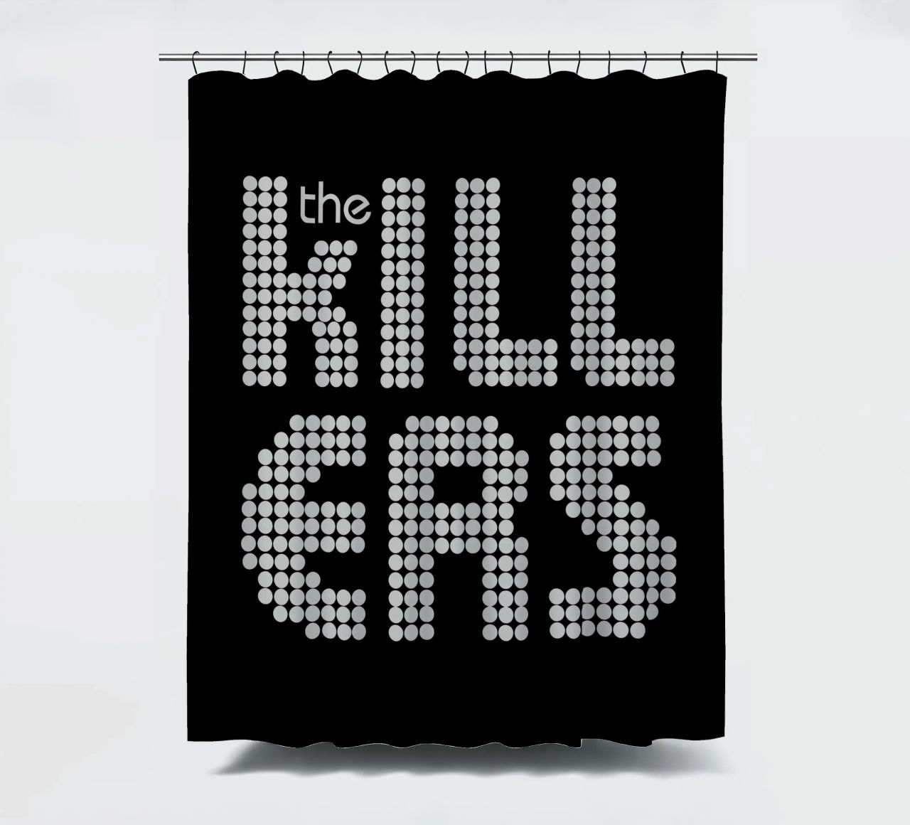 The Killers Distressed Stacked V1 tenda da doccia da callmegreciaa