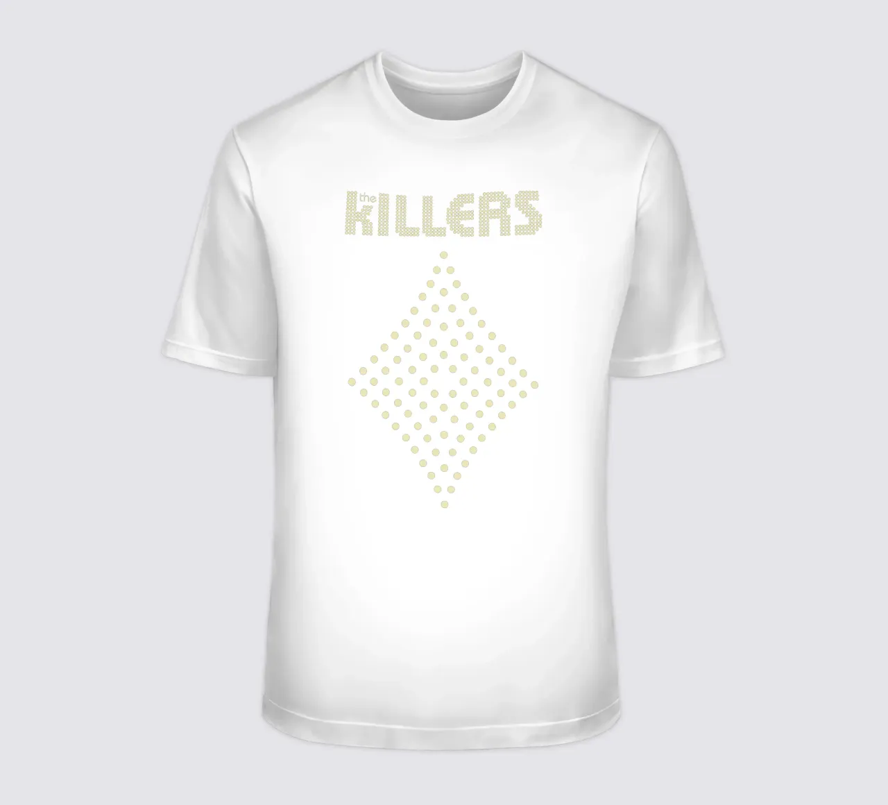 The Killers Distressed Stacked V2 T-Shirt von callmegreciaa