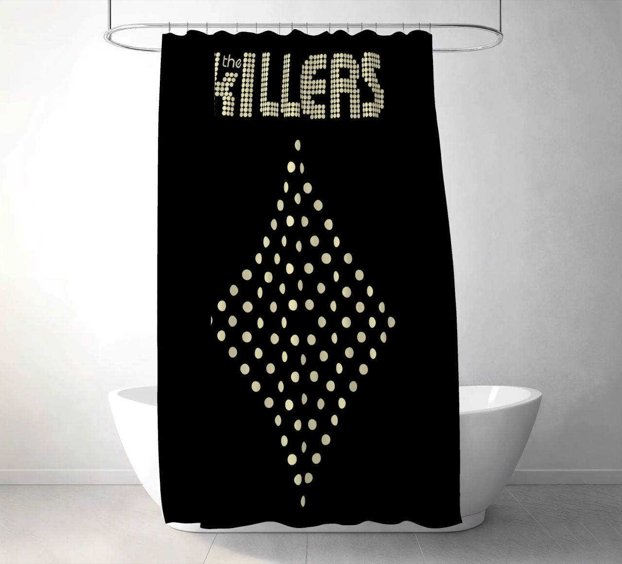 The Killers Distressed Stacked V2 tenda da doccia da callmegreciaa