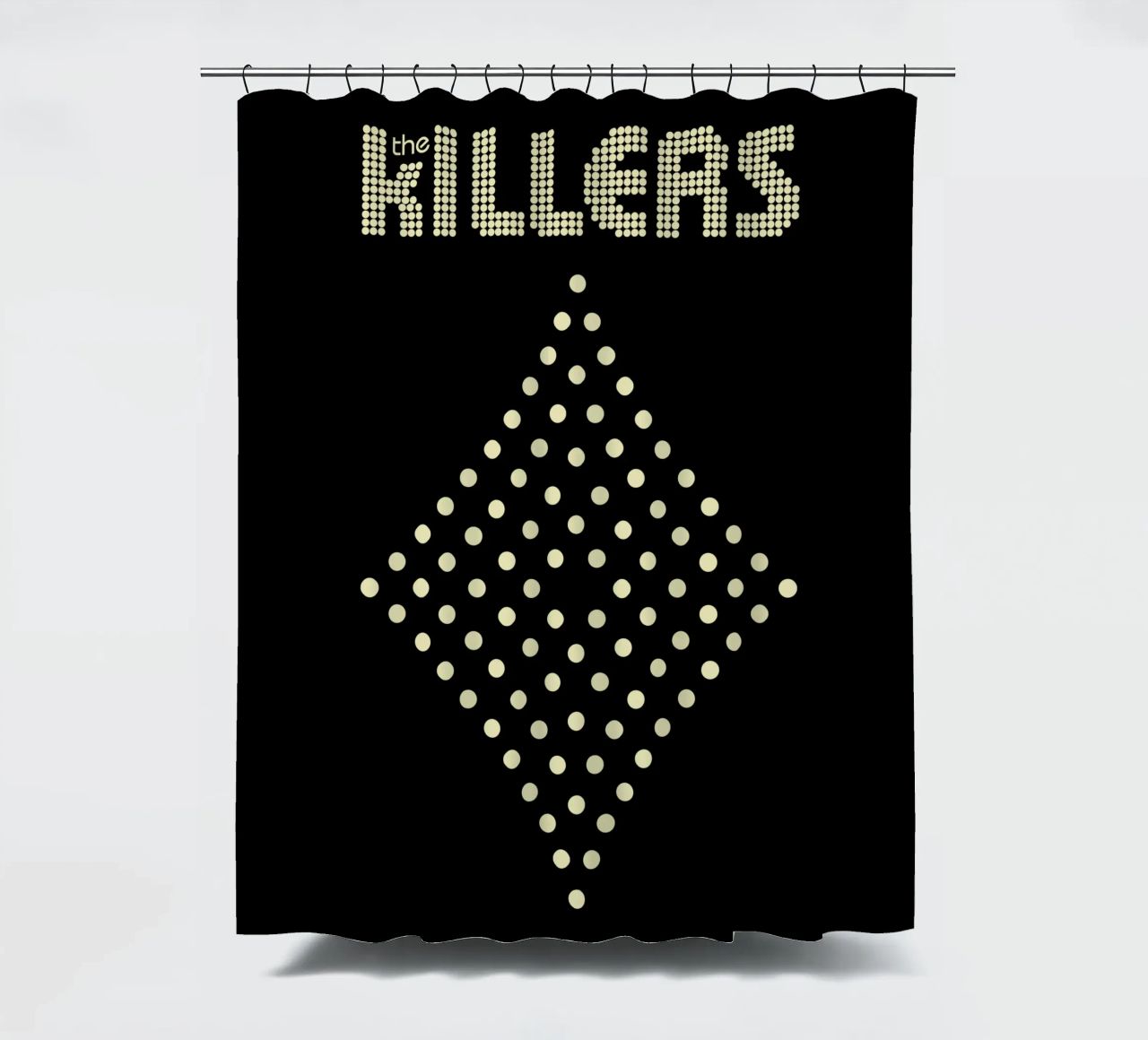 The Killers Distressed Stacked V2 tenda da doccia da callmegreciaa