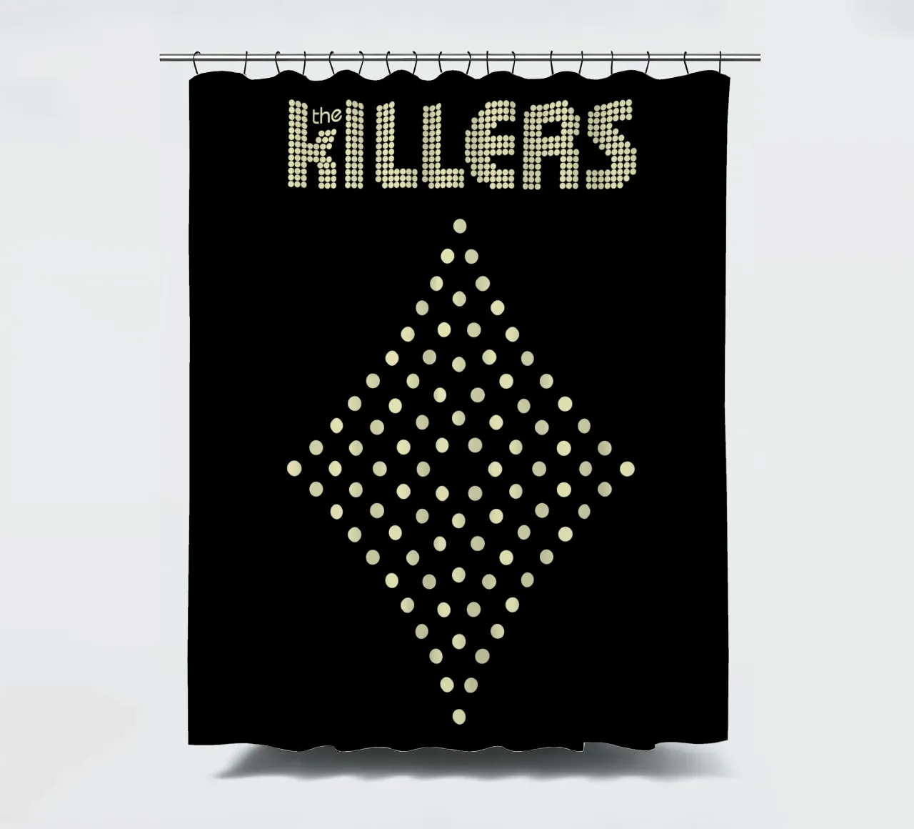 The Killers Distressed Stacked V2 tenda da doccia da callmegreciaa
