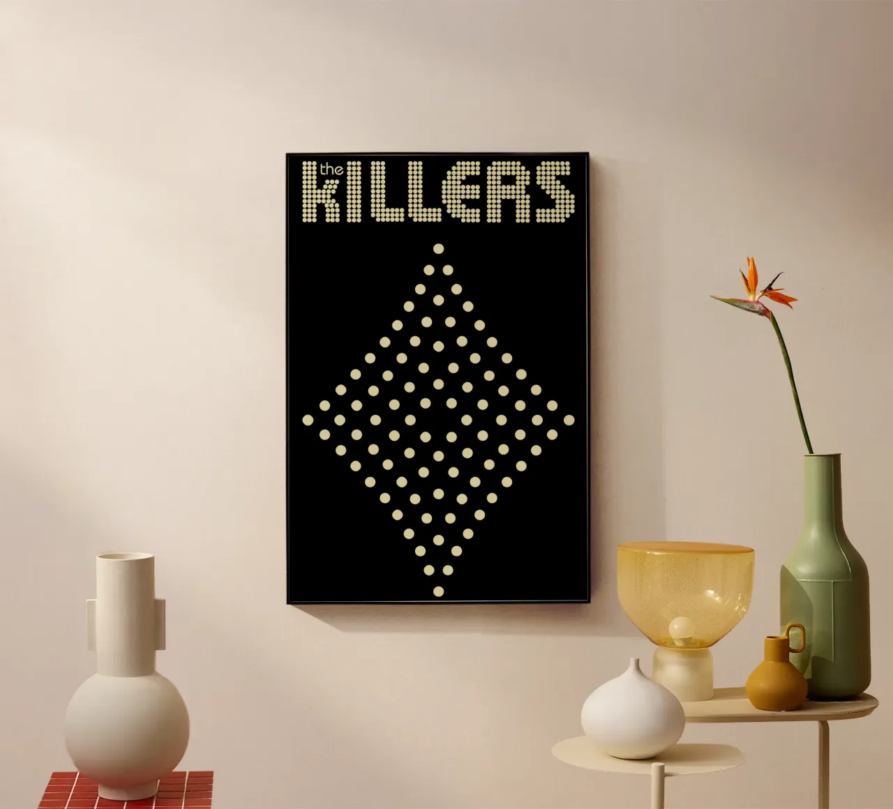The Killers Distressed Stacked V2 Acryl-Glas von callmegreciaa