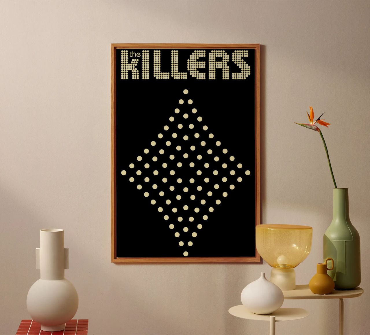 The Killers Distressed Stacked V2 alluminio dibond da callmegreciaa