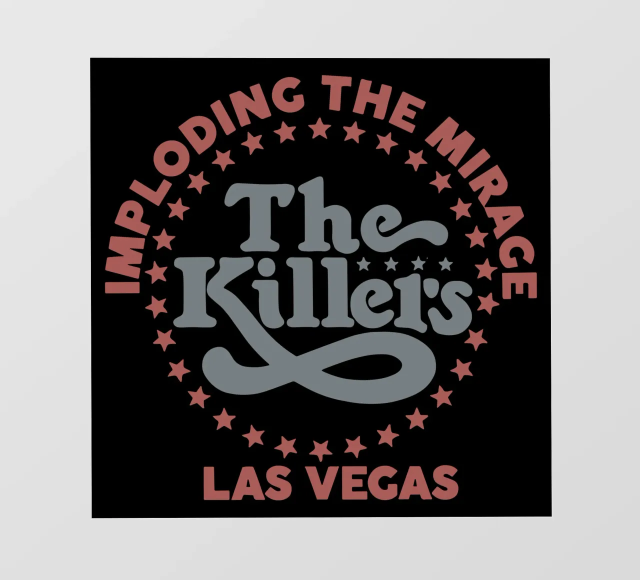 The Killers Imploding The Mirage Backlit Folie von callmegreciaa