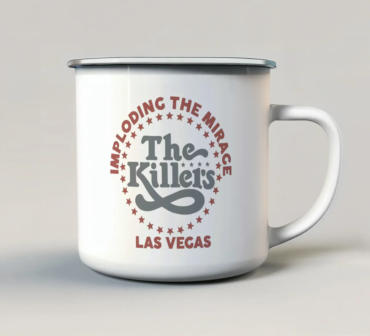 The Killers Imploding The Mirage tazza in smalto da callmegreciaa