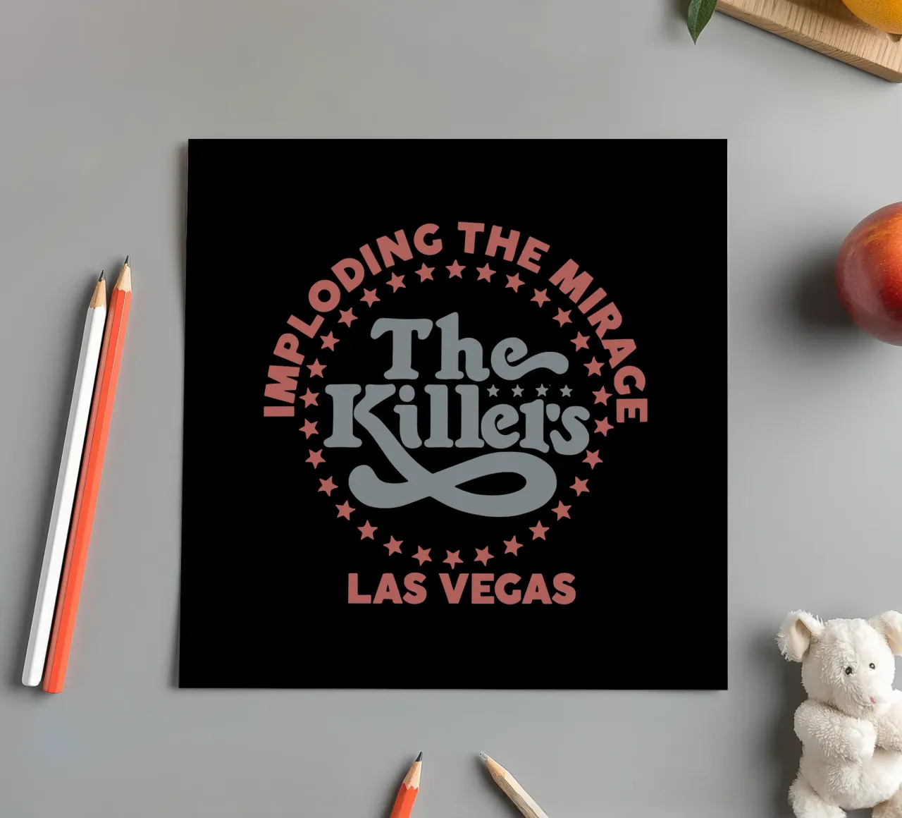 The Killers Imploding The Mirage Stickerbogen von callmegreciaa