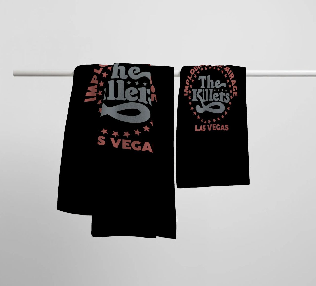 The Killers Imploding The Mirage asciugamano da bagno da callmegreciaa