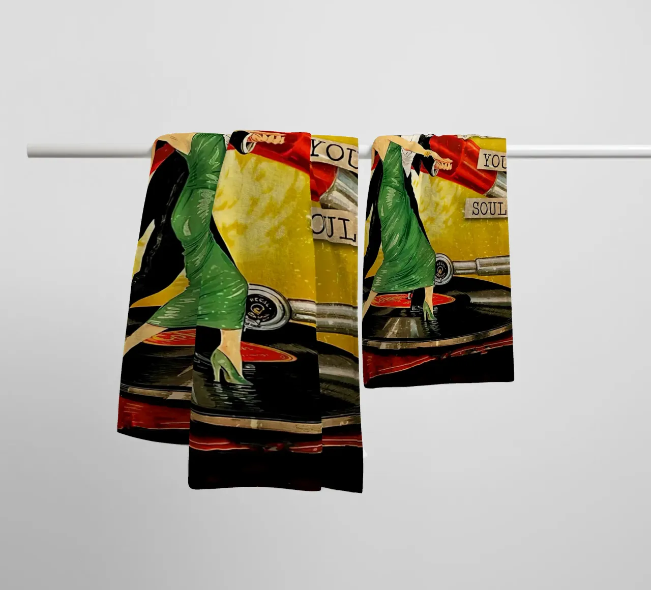 Coppia di ballerini Perdere la mente trovare l'anima asciugamano da bagno da Aaronshop