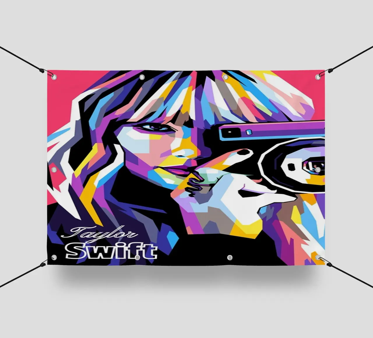 Taylor swift pop art telo in pvc da Music Clan