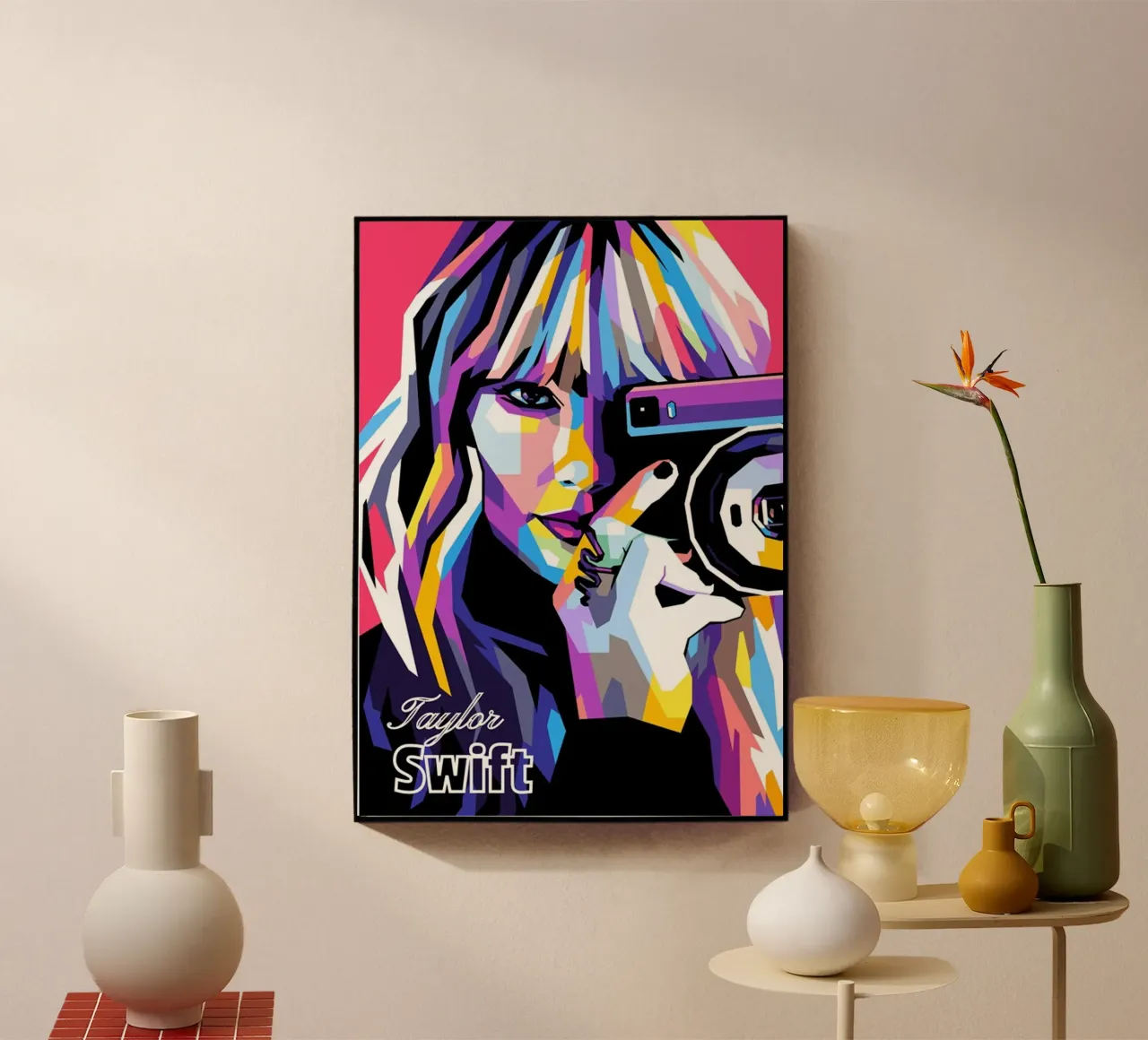 Taylor swift pop art plexiglass da Music Clan