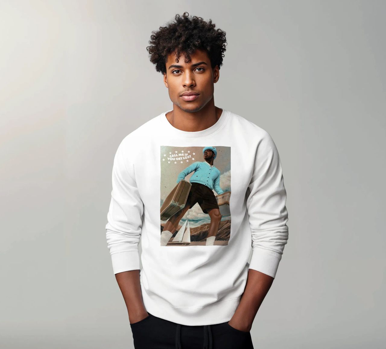 Call Me If You Get Lost sudadera de Attaboy Dsgn