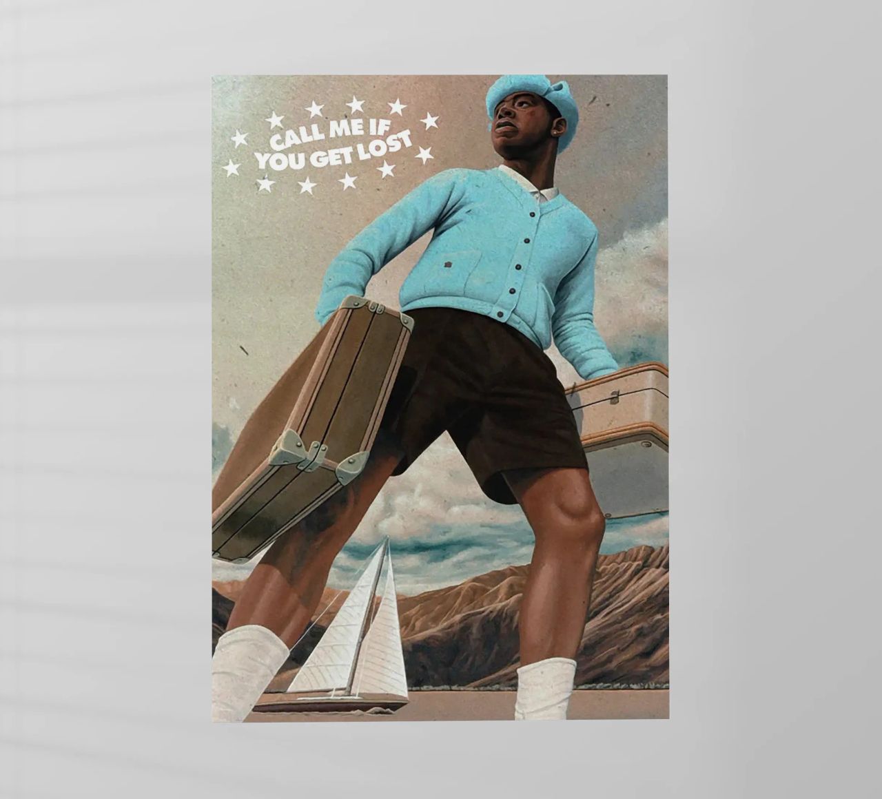 Call Me If You Get Lost lámina retroiluminada de Attaboy Dsgn