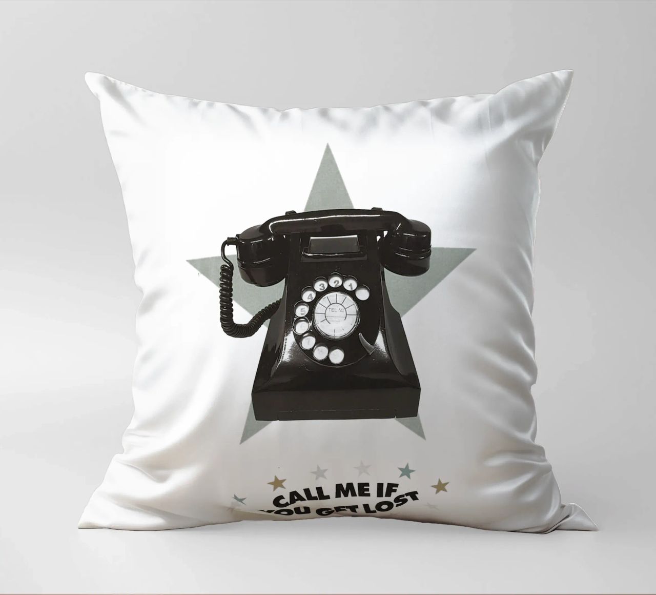 Call Me If You Get Lost cuscino da Attaboy Dsgn